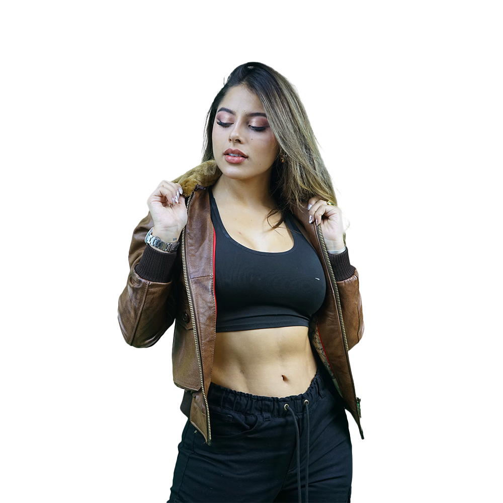 Top Gun Honey Leather Jacket – Women’s Edition