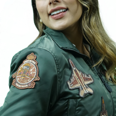 Super Nylon Jacket Green Women’s Top Gun