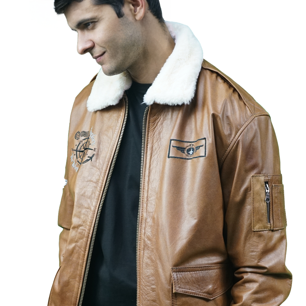 A1 Embroidered Jacket for Men