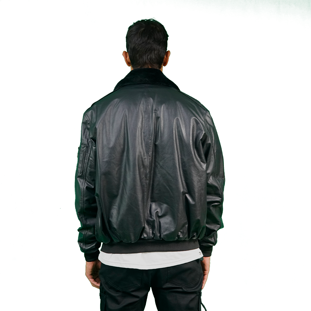 Men’s C A1 Embroidered Black Jacket