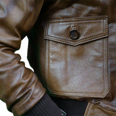 Top Gun Honey Leather Jacket – Women’s Edition
