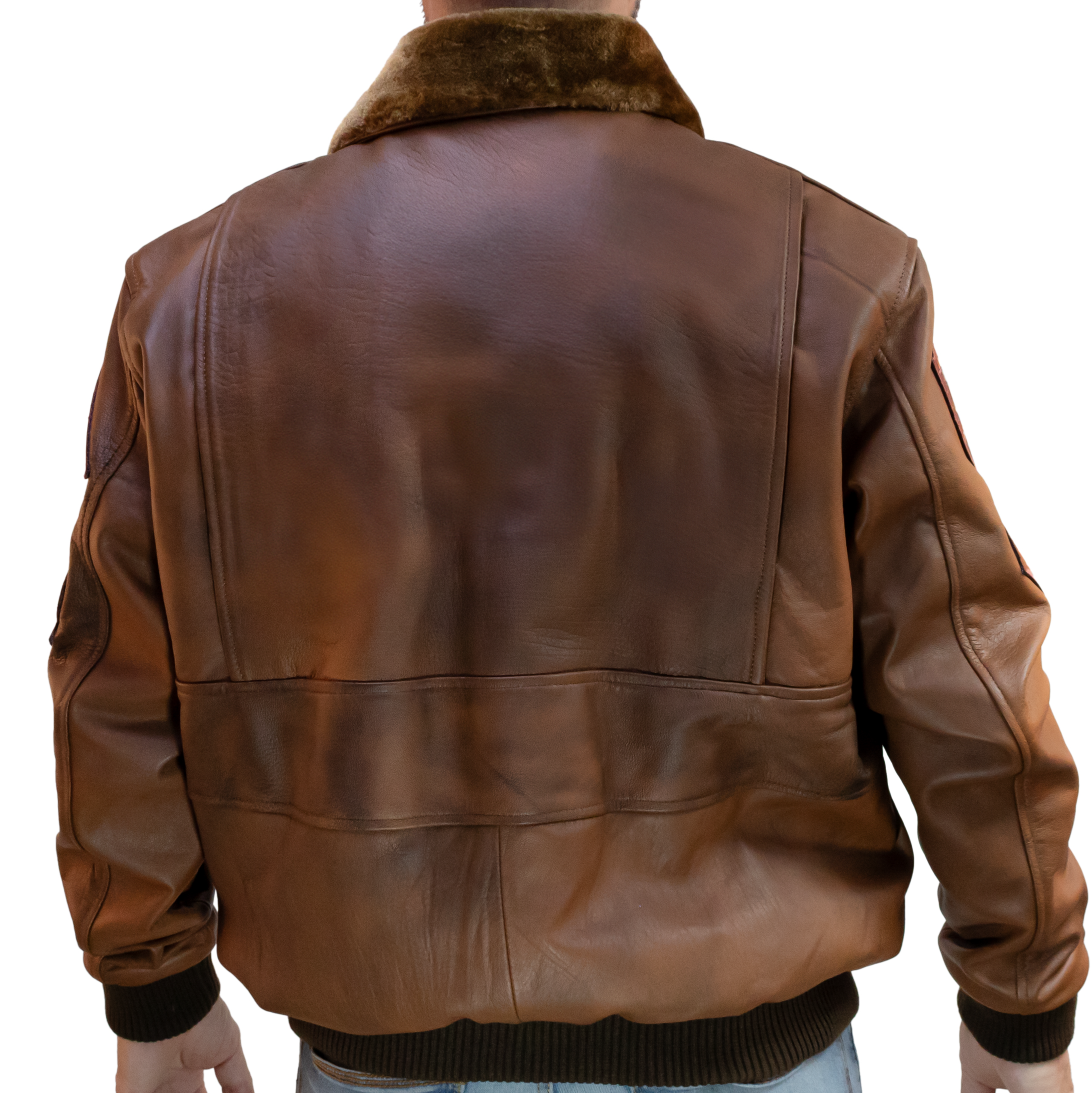 Aviator Jacket – Customizable Top Gun Dark Honey Edition