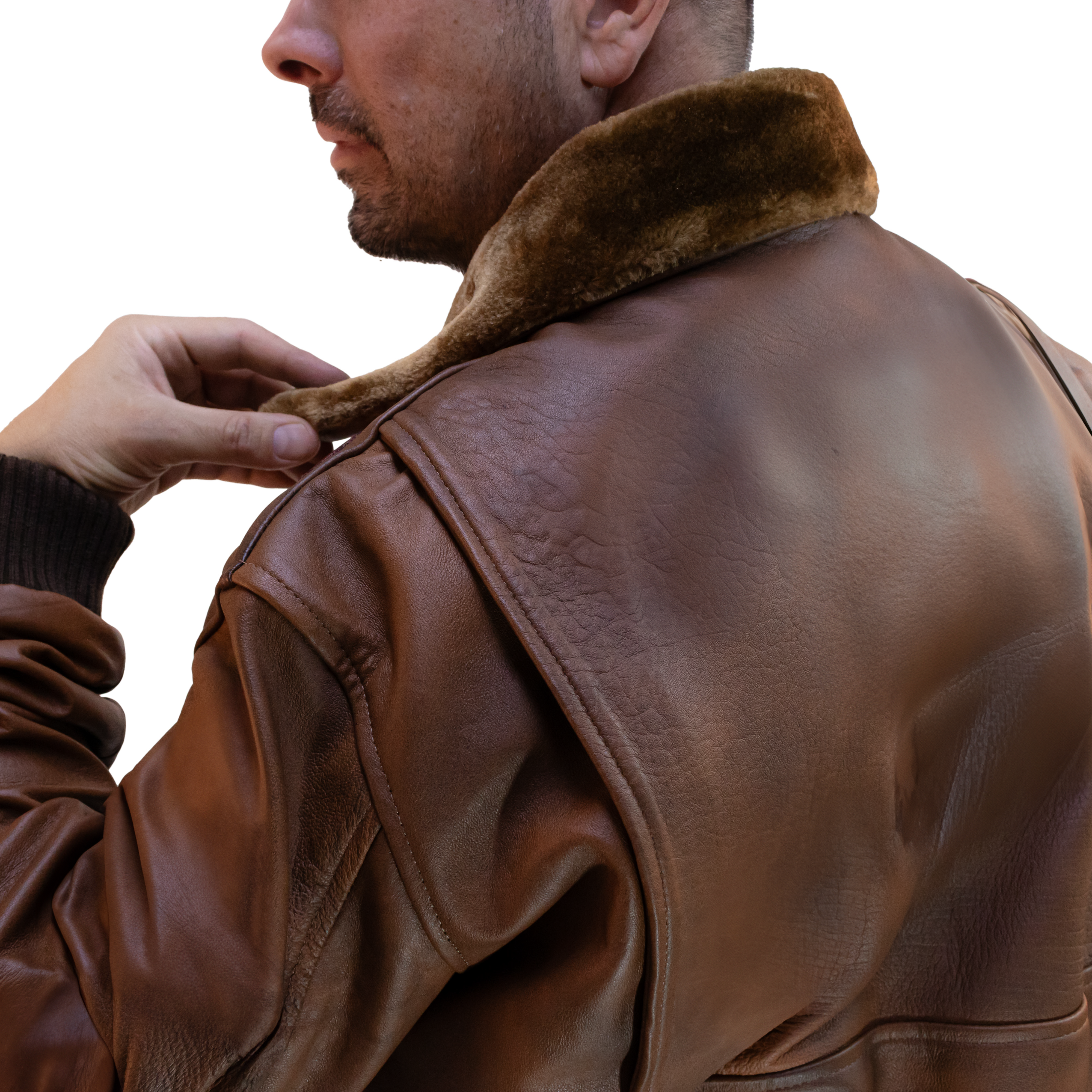 Aviator Jacket – Customizable Top Gun Dark Honey Edition