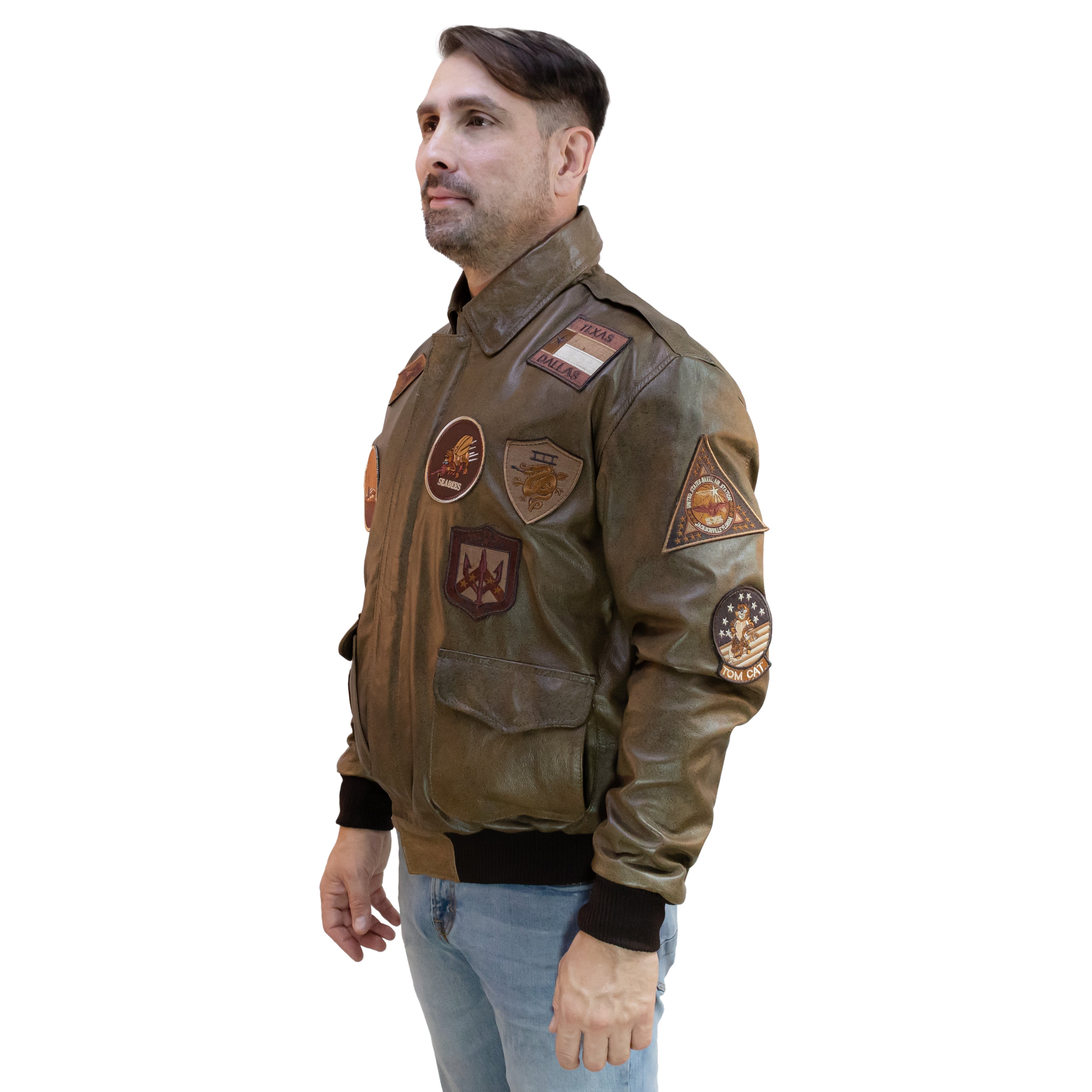 Magiver Jacket with Patches – Top Gun Honey