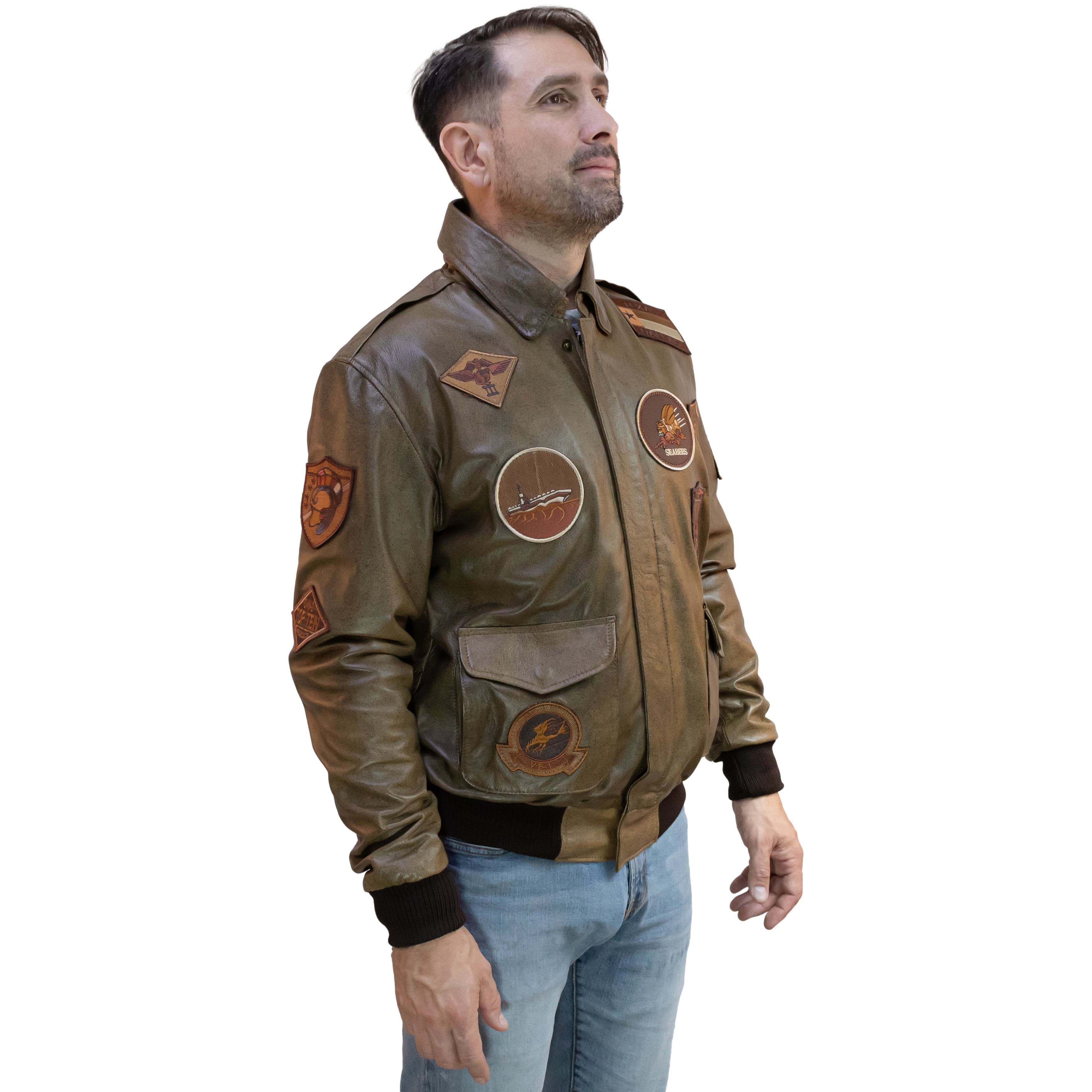 Magiver Jacket with Patches – Top Gun Honey
