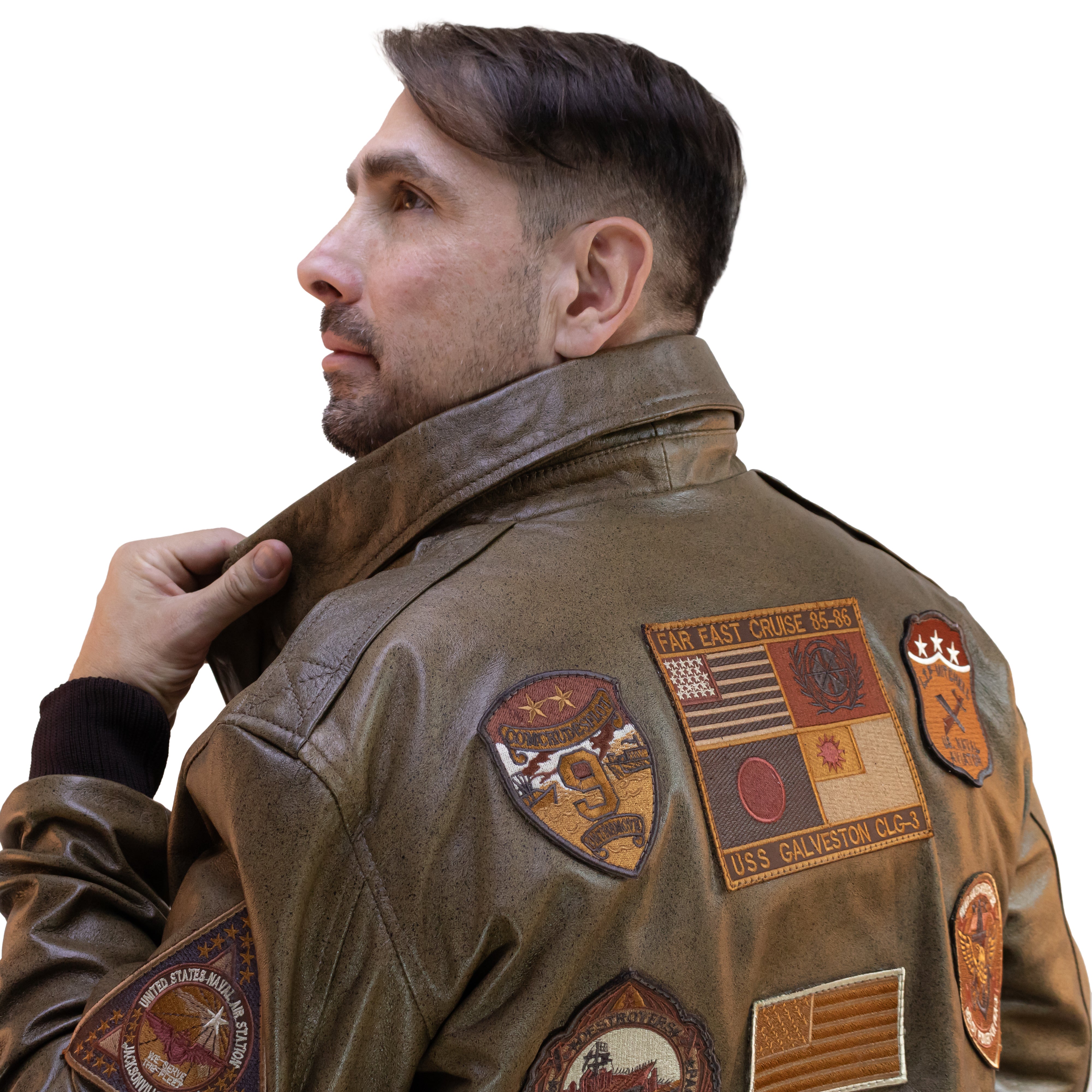 Magiver Jacket with Patches – Top Gun Honey