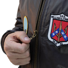 Aviator Jacket with Patches 3