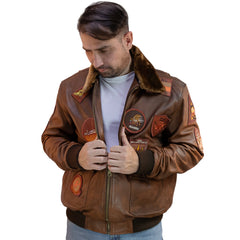 Top Gun Aviator Jacket – Customizable Honey Edition
