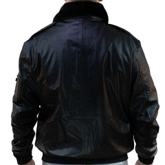 Aviator Jacket – Customizable Black Top Gun