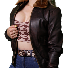 Top Gun Women’s Brown Jacket