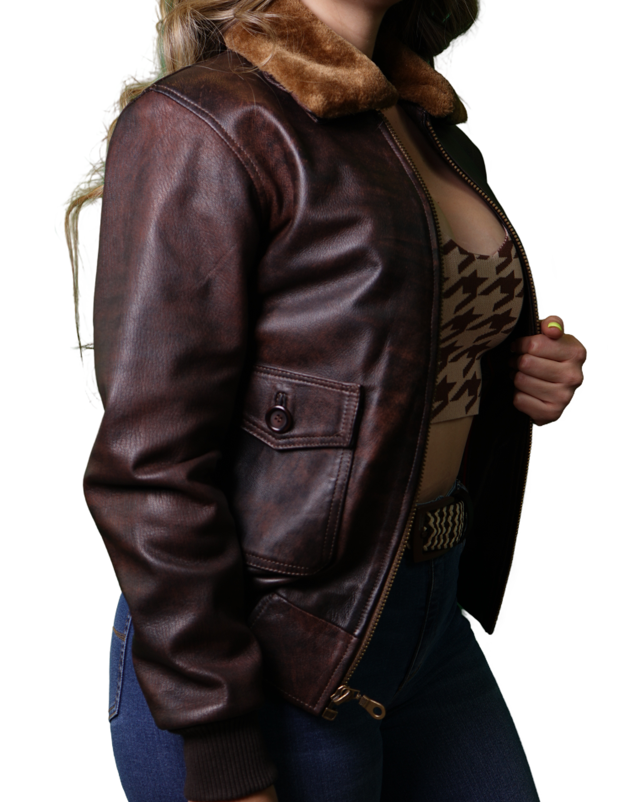 Top Gun Women’s Brown Jacket