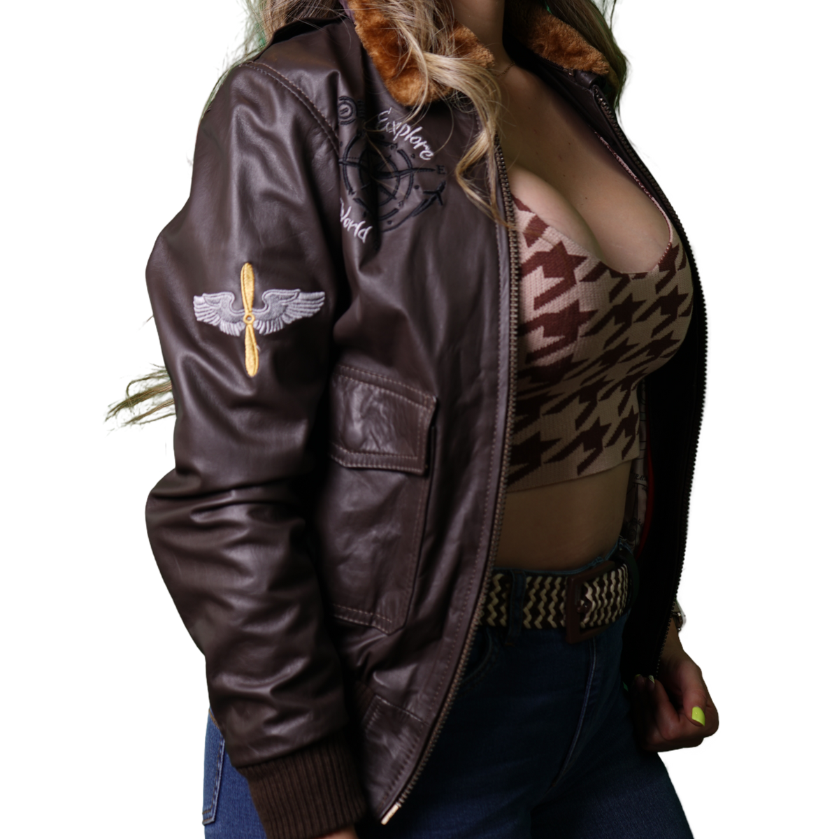 Top Gun Women’s Brown Jacket