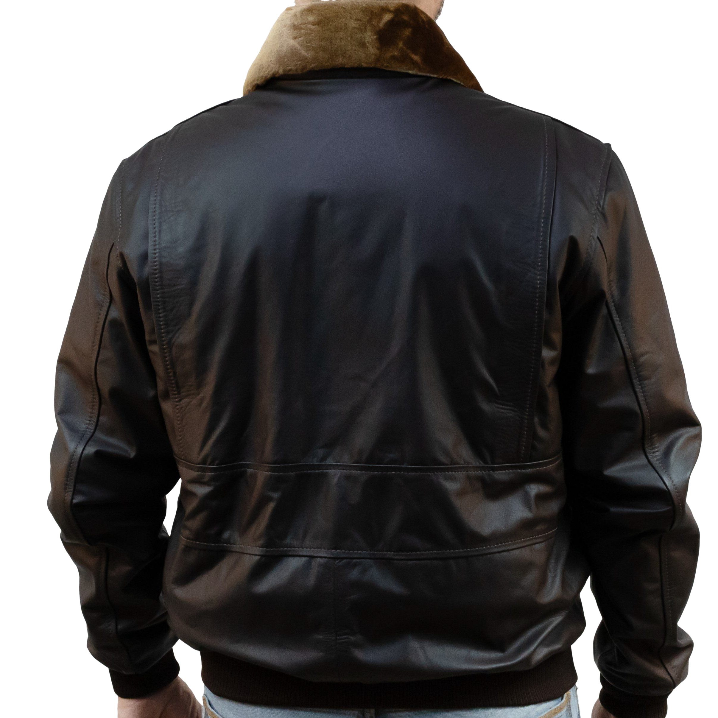 Aviator Jacket – Customizable Brown Top Gun