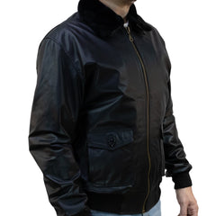 Aviator Jacket – Customizable Black Top Gun
