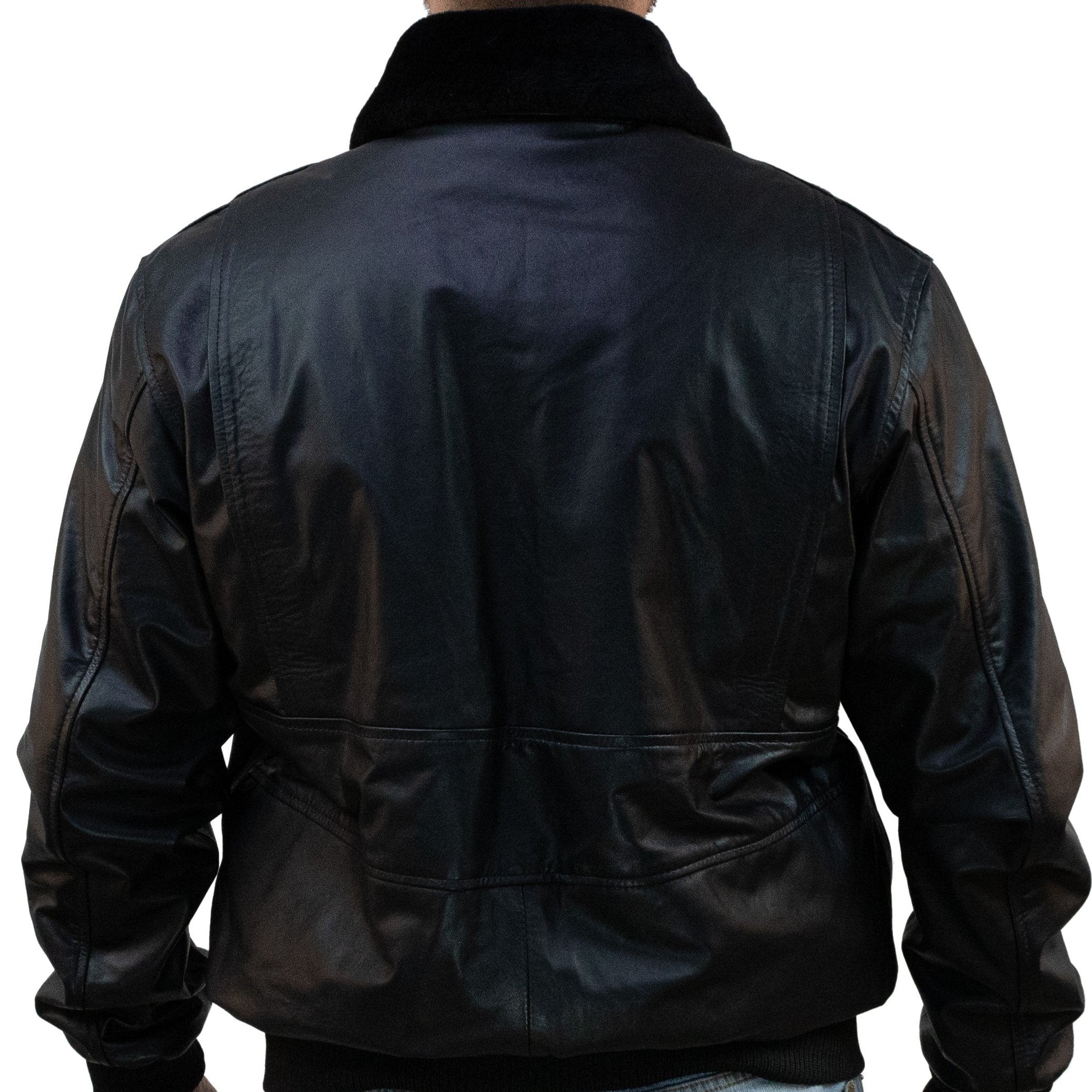 Aviator Jacket – Customizable Black Top Gun