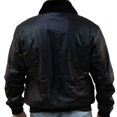Aviator Jacket – Classic Black Denim Customizable
