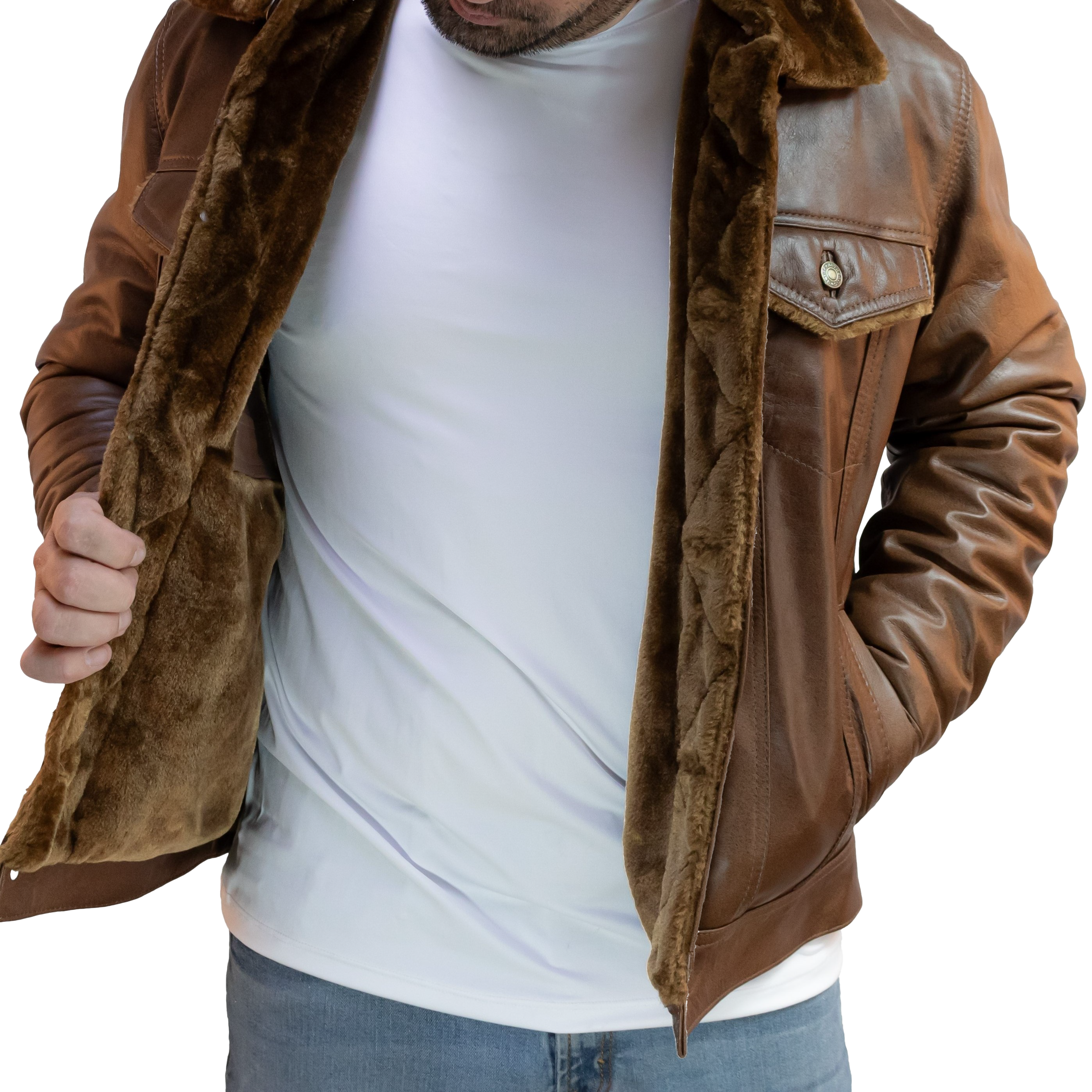 Aviator Jacket – Classic Denim Customizable