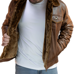 Aviator Jacket – Classic Denim Customizable