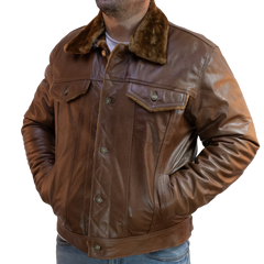 Aviator Jacket – Classic Denim Customizable