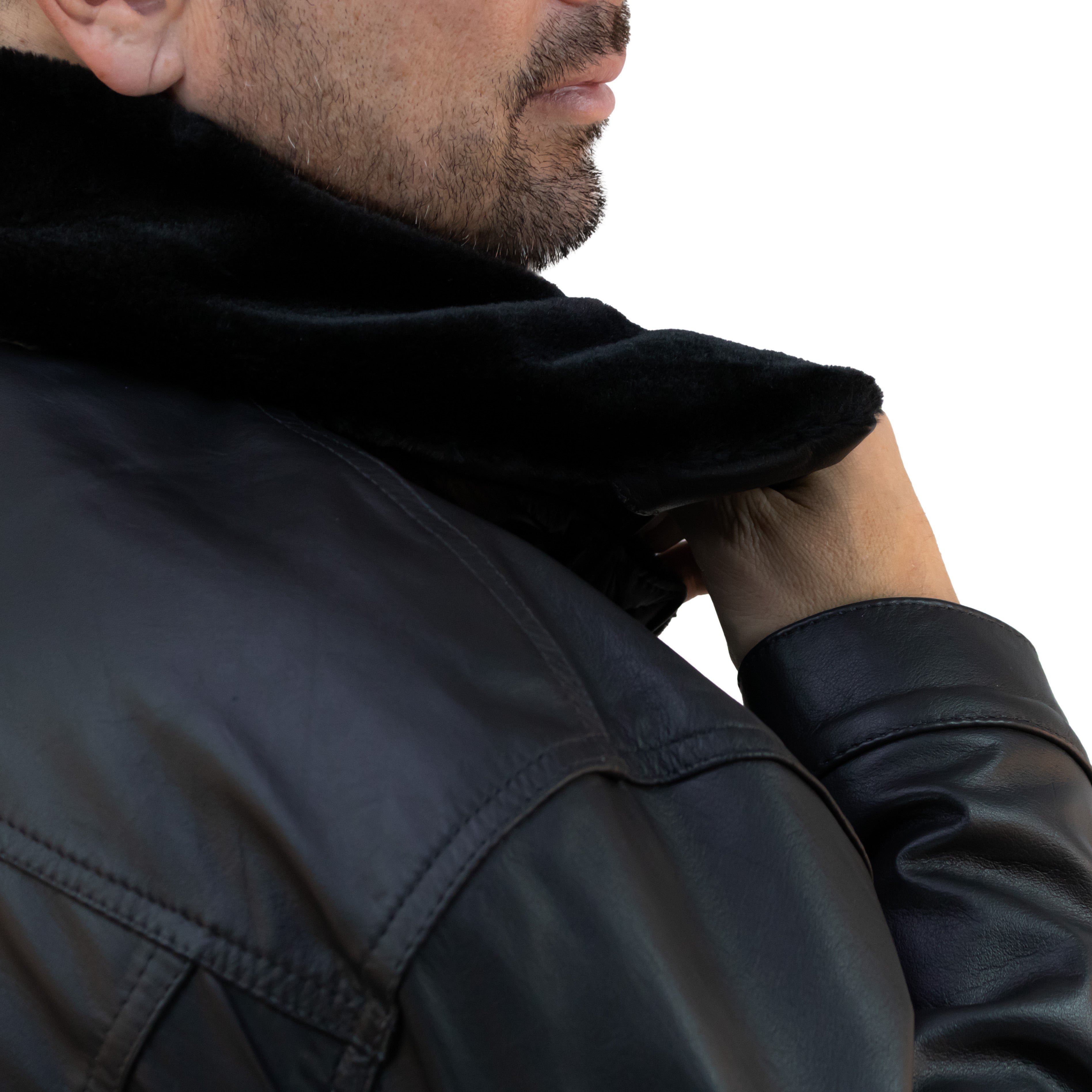 Aviator Jacket – Customizable Black Top Gun