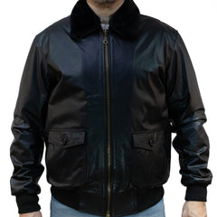 Aviator Jacket – Customizable Black Top Gun