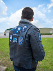 Top Gun Aviator Jacket – Black