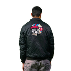 Chaqueta Bomber supernylon parche