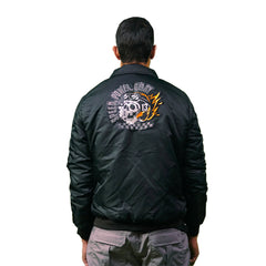Chaqueta Bomber supernylon parche