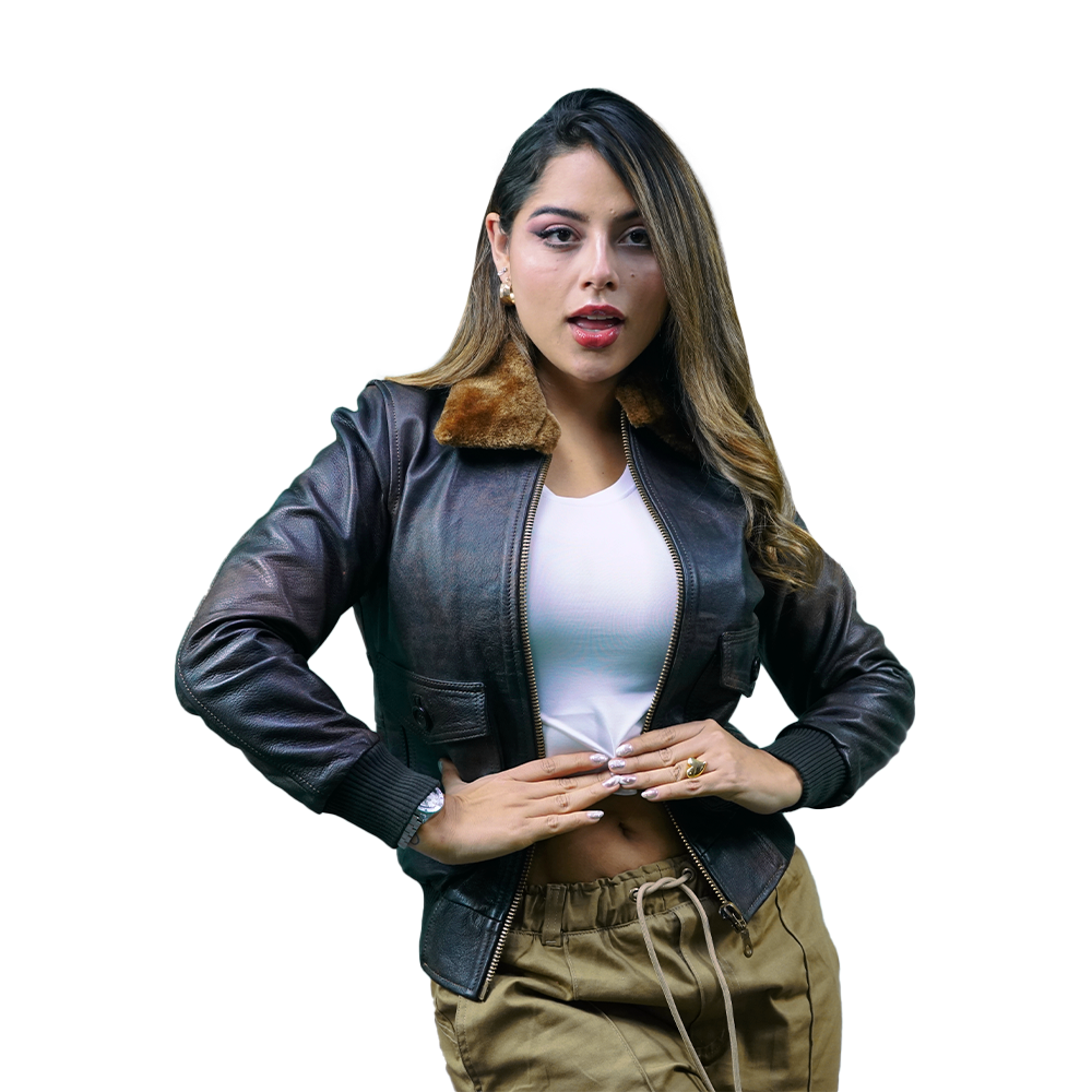 Aged Red Jacket for Women