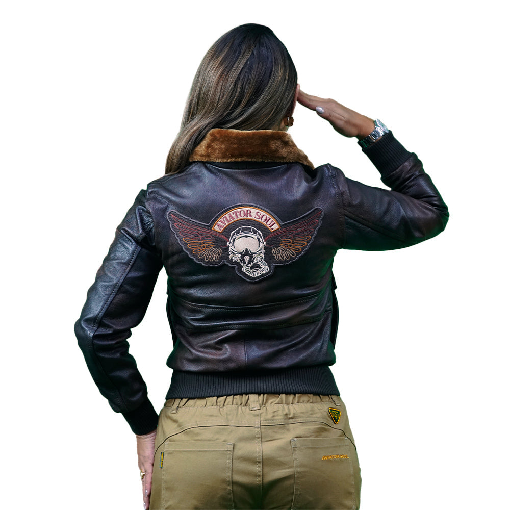 Aged Red Jacket for Women
