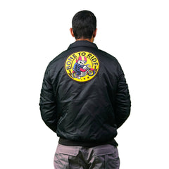 Chaqueta Bomber supernylon parche