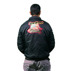 Chaqueta Bomber supernylon parche
