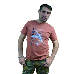 Camisa rosa de algodón peruano
