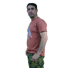 Camisa rosa de algodón peruano