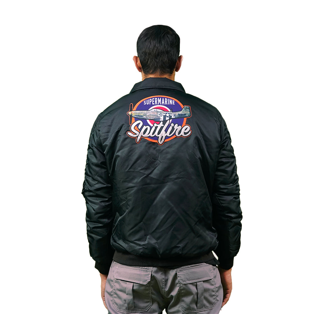 Chaqueta Bomber supernylon parche