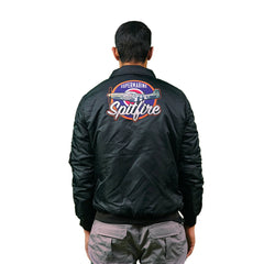 Chaqueta Bomber supernylon parche