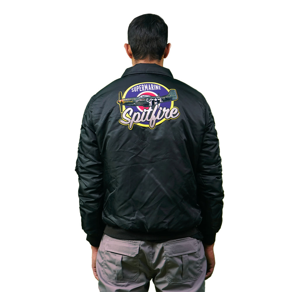 Chaqueta Bomber supernylon parche