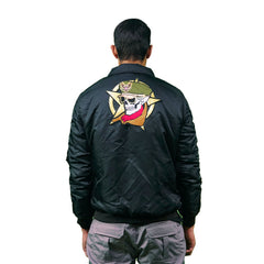 Chaqueta Bomber supernylon parche