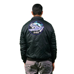 Chaqueta Bomber supernylon parche