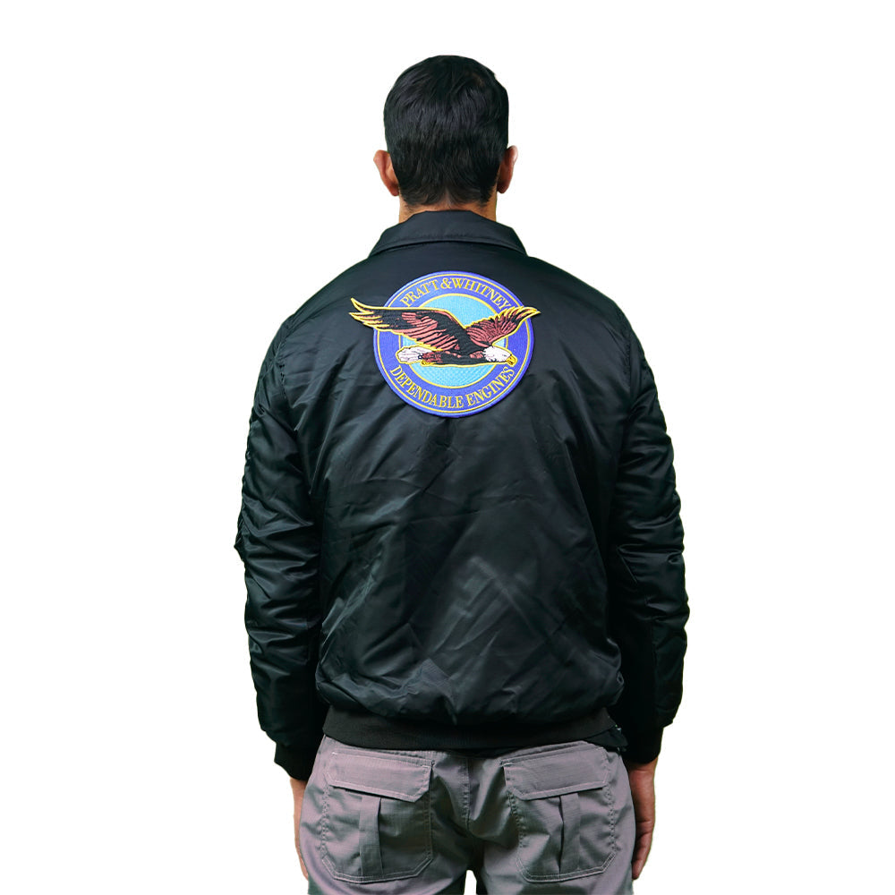 Chaqueta Bomber supernylon parche