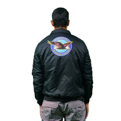 Chaqueta Bomber supernylon parche