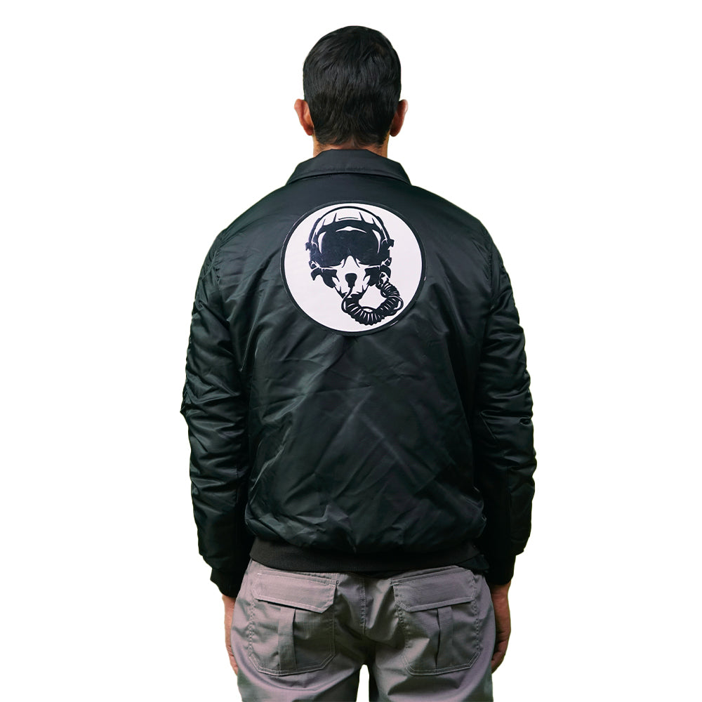 Chaqueta Bomber supernylon parche