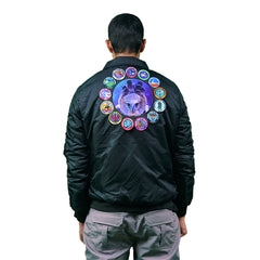 Chaqueta Bomber supernylon parche