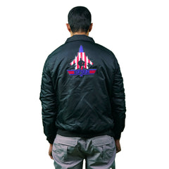 Chaqueta Bomber supernylon parche