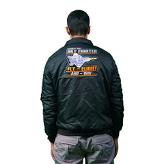 Chaqueta Bomber supernylon parche