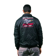 Chaqueta Bomber supernylon parche
