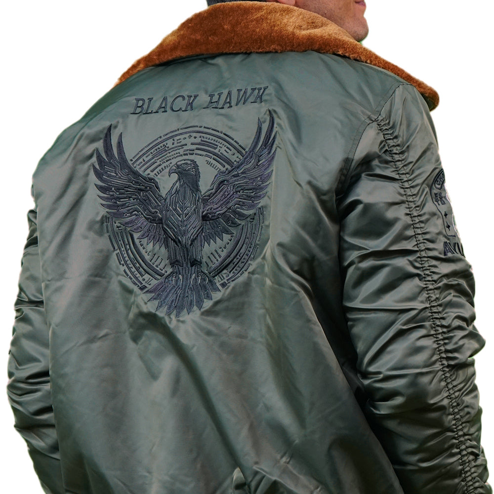 Black Hawk Green Reversible Jacket