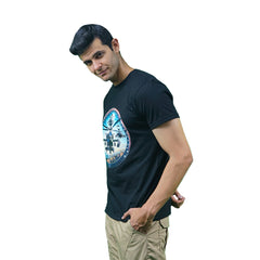 Camiseta Azul algodón peruano