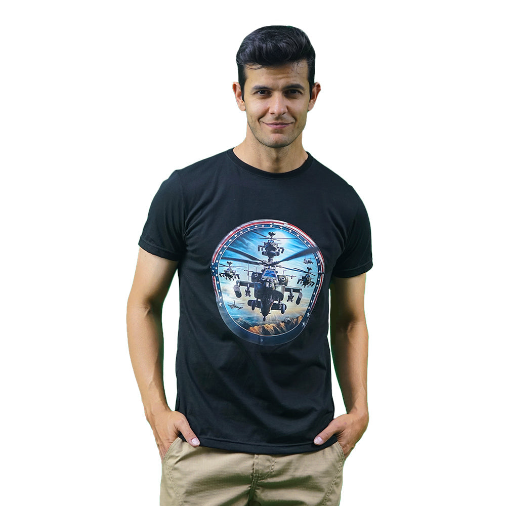 Camiseta Azul algodón peruano