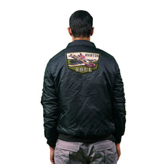Chaqueta Bomber supernylon parche